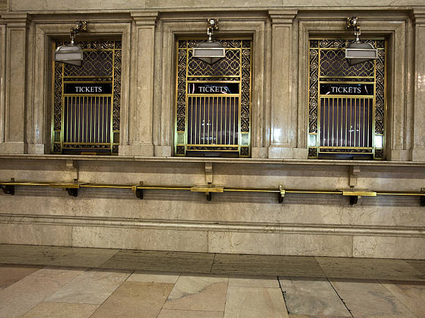 Ticket Counter in Grand Central Station stock photo