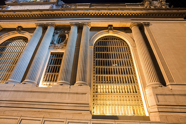 istock Grand Central Station Exterior at Night 137360958