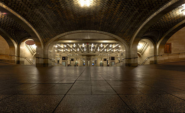 Corridor in Grand Central Station stock photo