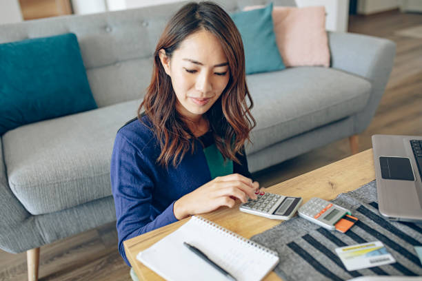 istock Doing taxes at home is easier on-line 1373615365