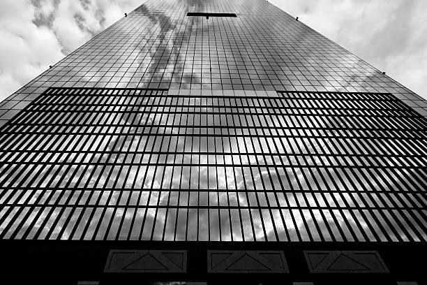 istock Reflections of Clouds in a modern building 137362200