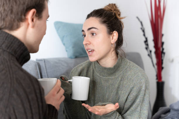 istock Woman chatting with friend 1373622254