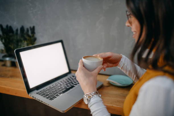 istock Enjoying of work and coffee 1373639694