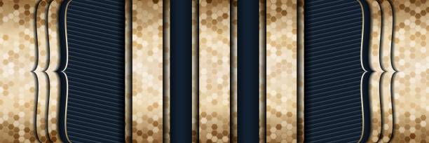 istock abstract 3d style luxury gold background with dark blue metal texture 1373679601
