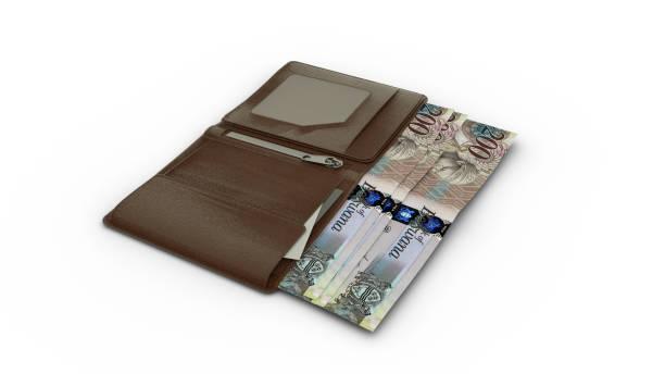 istock 3D rendering of Botswanan Pula notes in wallet 1373717371