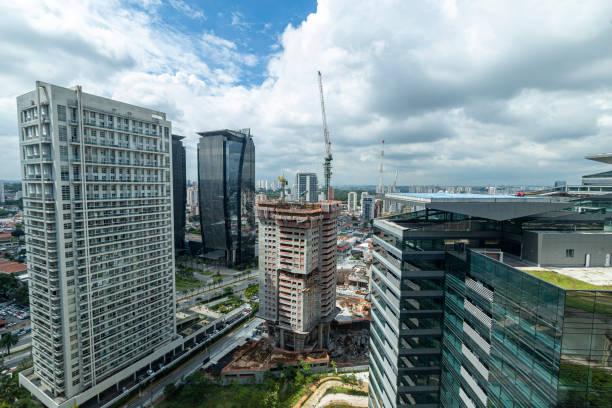 istock building under construction at Sao Paulo, Brazil. 1373748258