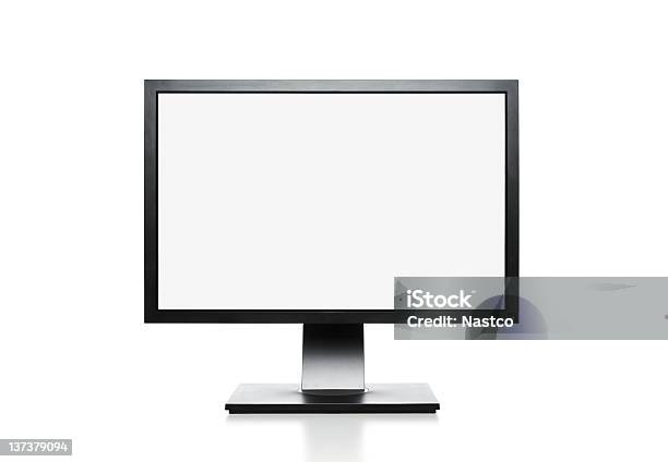 Computer Panel Front View Front View Of Large Computer Display Stock Photo - Download Image Now ...