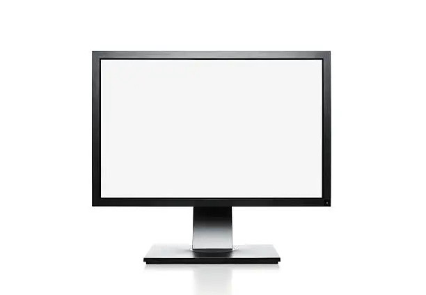 Photo of Front view of large computer display