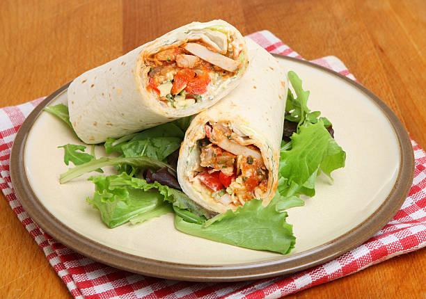 istock Chicken Fajita Wrap Sandwich 137379218
