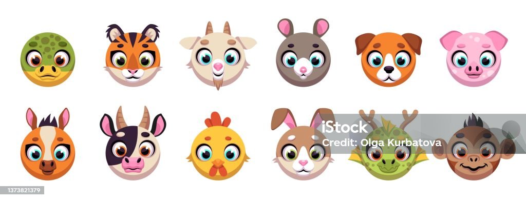Animals Circle Faces Funny Cartoon Muzzles Round Shapes Ui Apps Icons Cute Wildlife Characters Chinese Horoscope Signs App Signs Funny Fauna Faces Vector Isolated Set Stock Illustration - Download Image Now - iStock Animals Circle Faces Funny Cartoon Muzzles Round Shapes Ui Apps Icons Cute Wildlife Characters Chinese Horoscope Signs App Signs Funny Fauna Faces Vector Isolated Set Stock Illustration - Download Image Now - iStock