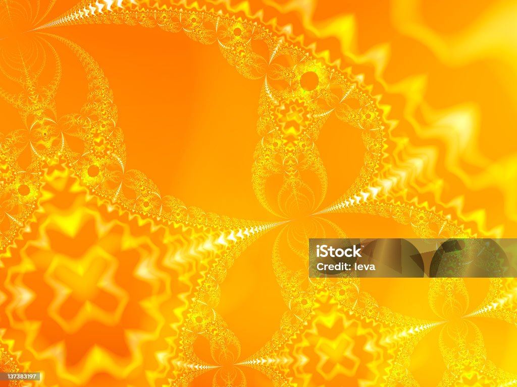 Borboletas e flor fractal - Foto de stock de Abstrato royalty-free