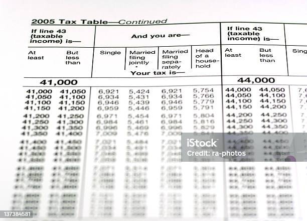 Mesa De Impuestos Foto de stock y más banco de imágenes de Asesor financiero - Asesor financiero, EE.UU., Fecha tope