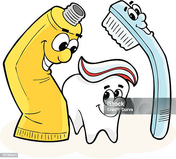 Vetores de Dente E Seus Amigos e mais imagens de Amizade - Amizade, Anatomia, Boca Humana