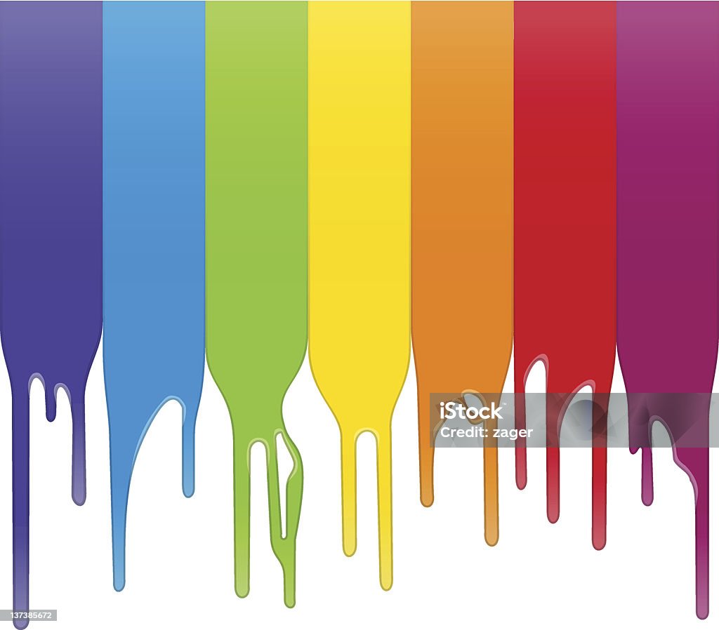 Vector Color Paint Stock Illustration - Download Image Now - Abstract ...