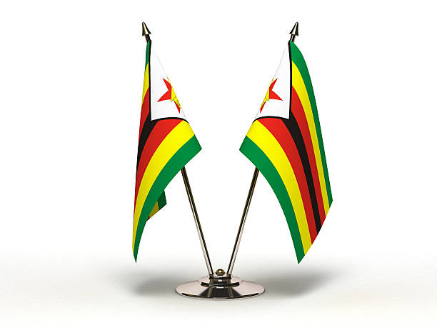 istock Miniature Flag of Zimbabwe (Isolated) 137385713
