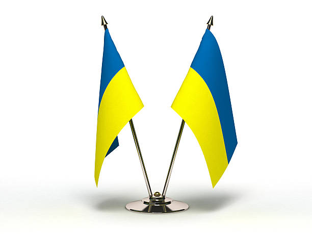 istock Miniature Flag of Ukraine (Isolated) 137386140