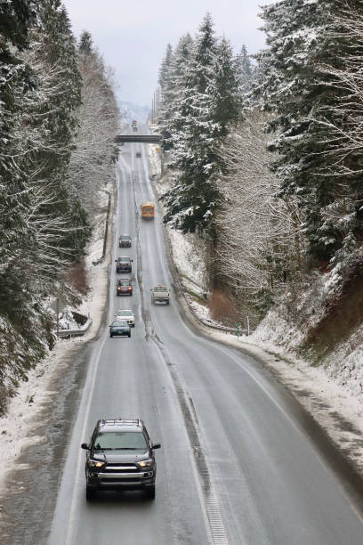 istock Driving After The Snow Storm 1373875435