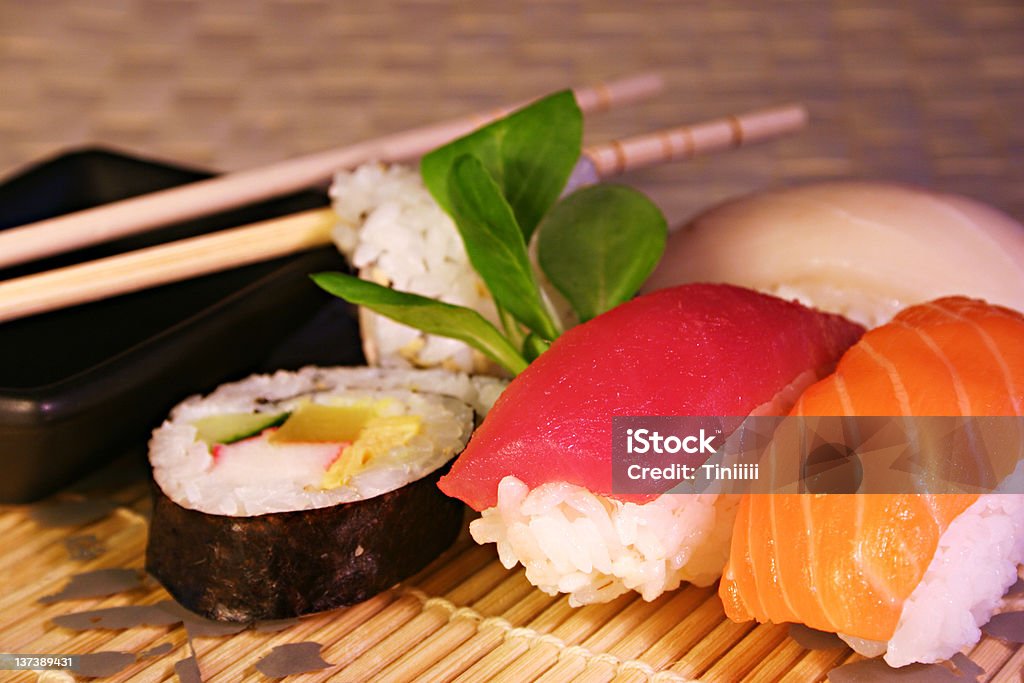 Alimentos: sushi - Royalty-free Arroz - Alimento Básico Foto de stock
