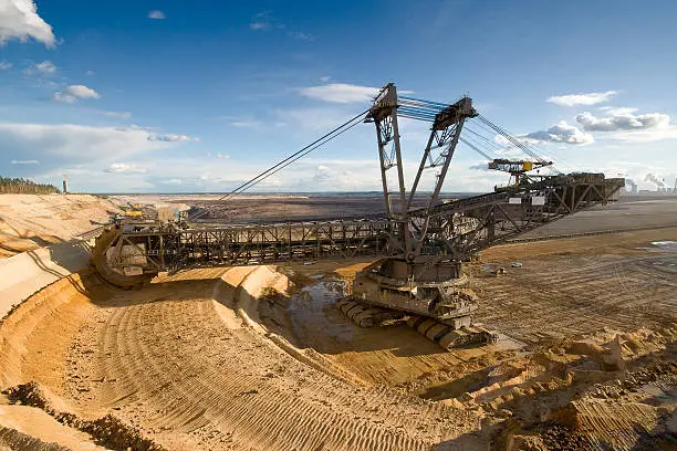 Photo of Open-cast Mining Excavators
