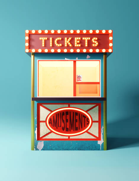 Vintage Funfair And Circus Ticket Booth
