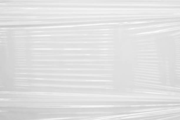 istock White transparent plastic film wrap texture background 1373925088