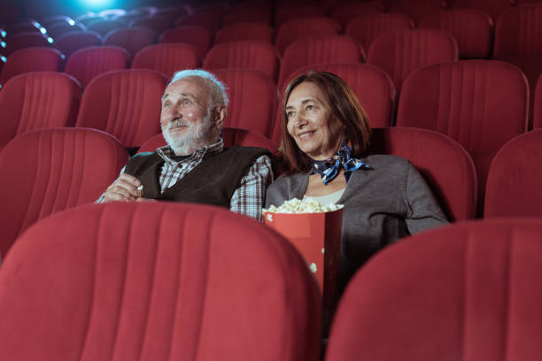 istock Senior couple in cinema 1373942396
