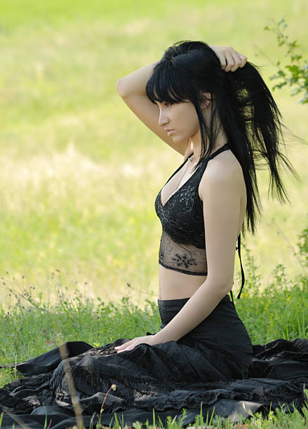 istock Beautiful girl in nature 137398449