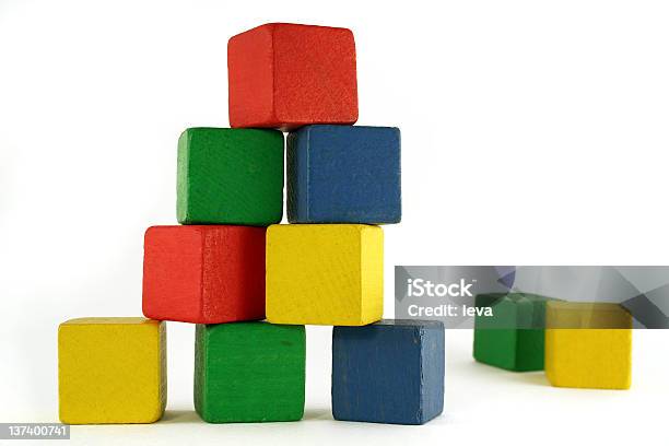 Foto de Block Building e mais fotos de stock de Alegria - Alegria, Amarelo, Aprender