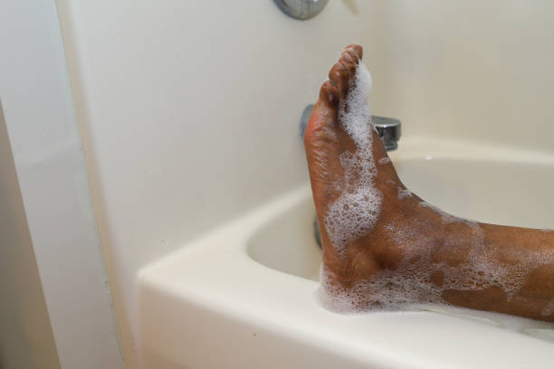 Close-Up Of Cute Girl In Bathtub