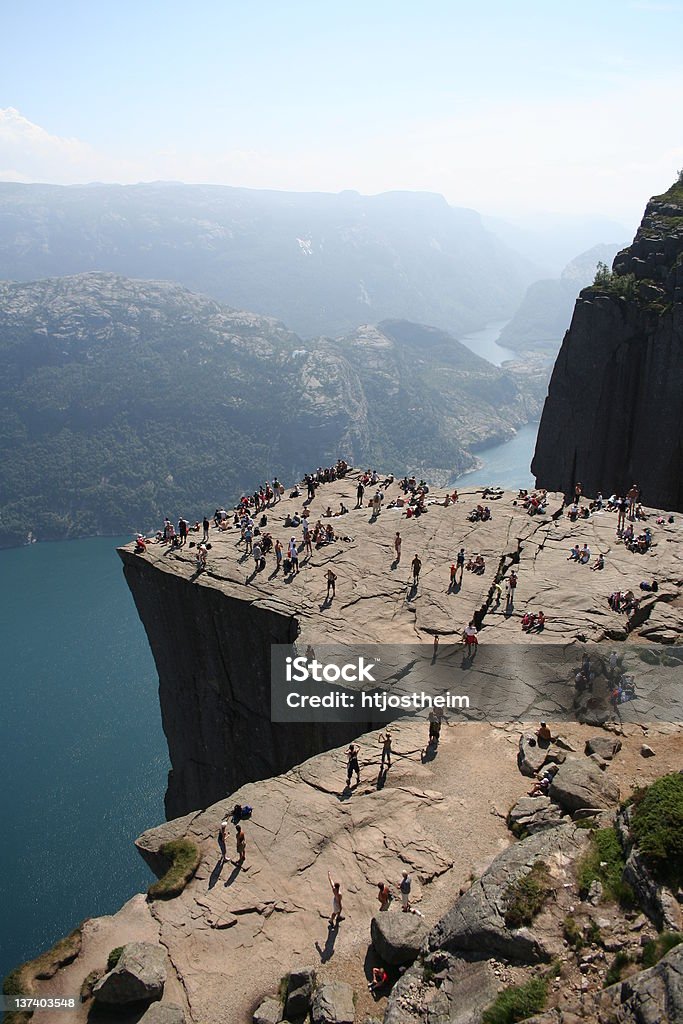 Chaire rock - Photo de Fjord libre de droits