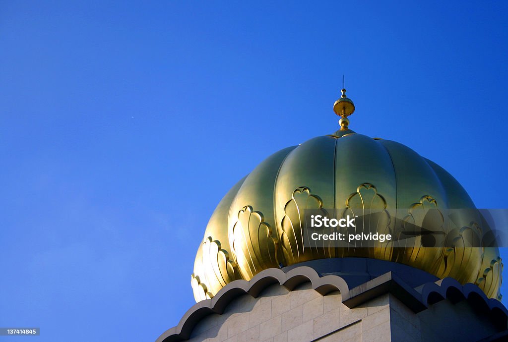 Templo Dome, céu azul - Royalty-free Siquismo Foto de stock