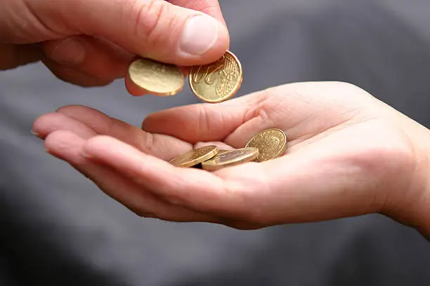 Photo of Euro coin payment