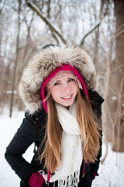 istock Young Woman in Winter 137418222