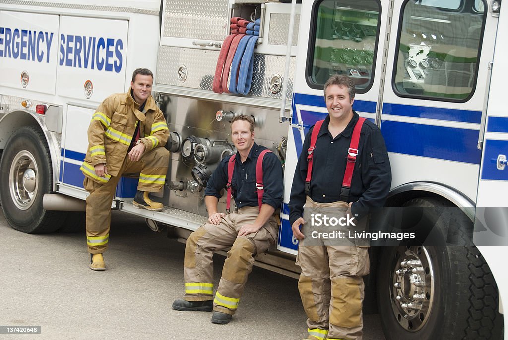 Firefighters - Royalty-free Acidentes e Desastres Foto de stock