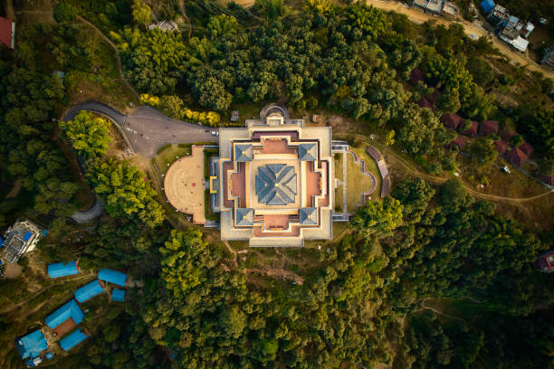 istock Directly above Pullahari Monastery in Budhanilkantha, Nepal 1374221695