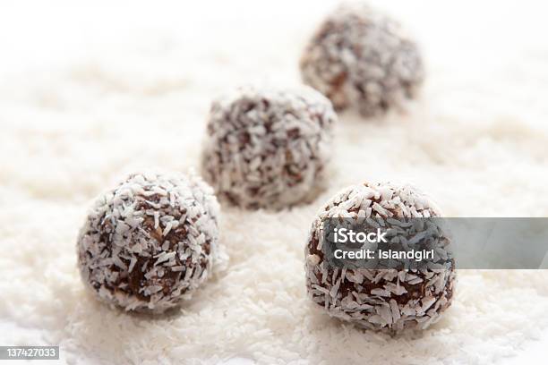 Rum Balls Stock Photo - Download Image Now - Almond, Backgrounds, Cacao Fruit
