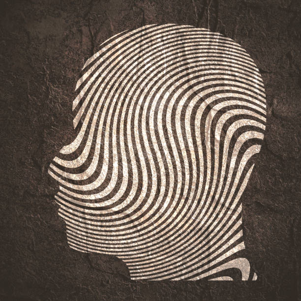 istock Double exposure portrait of man and stripes. 1374274518
