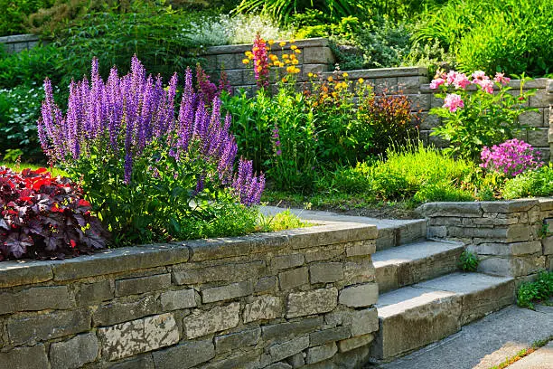 Photo of Garden with stone landscaping