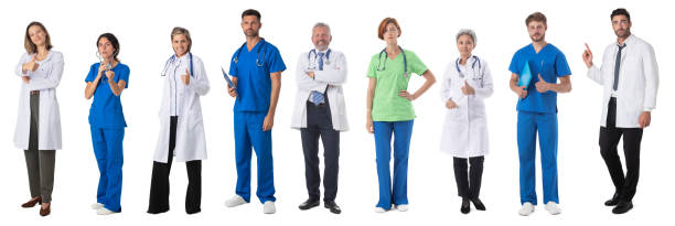 istock Set of medical staff 1374329590