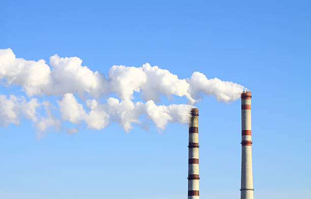 istock Smoking power station chimneys 137433331