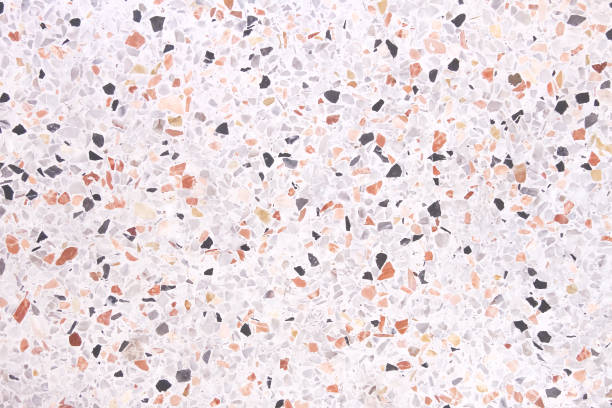 istock Polished stone floor or colorful terrazzo on background 1374339078