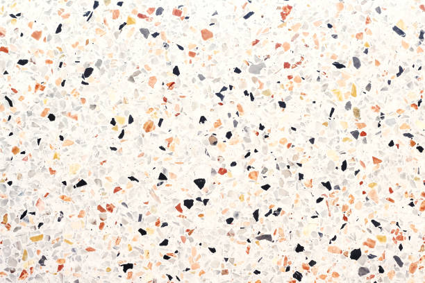istock Terrazzo stone floor with hamper for mix color background 1374364171