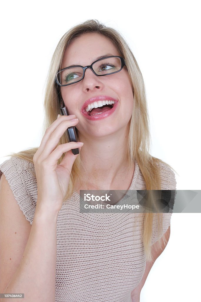 beautiful young professional smiling young professional on phone 20-29 Years Stock Photo