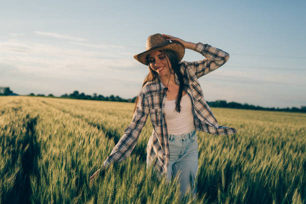 istock woman outdoor on field 1374379362