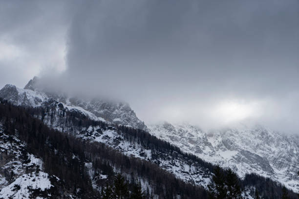 istock Snow storm in the mountains 1374383000
