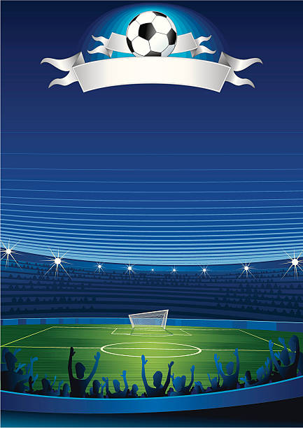 ilustrações, clipart, desenhos animados e ícones de cartaz de futebol - euro