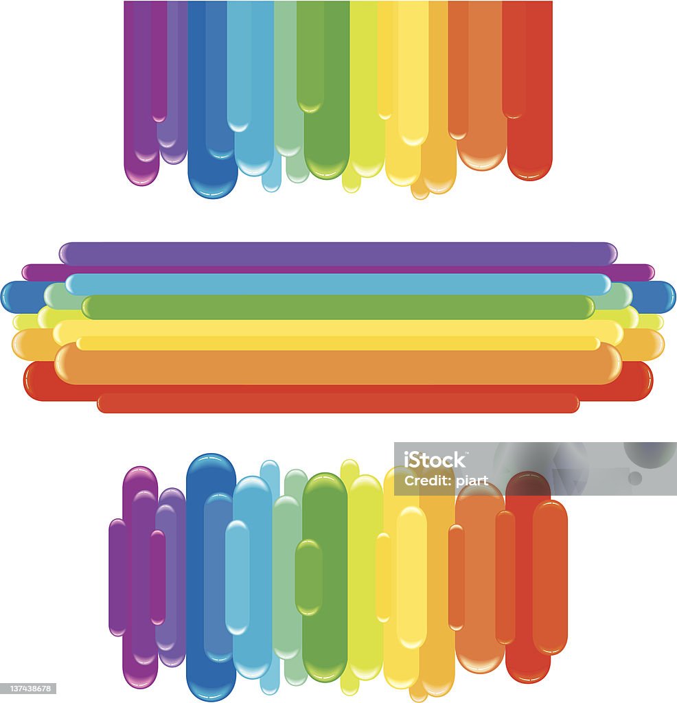 Rainbow Banner Stock Illustration - Download Image Now - Rainbow, Art ...
