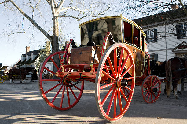 istock horse and carriage in Williamsburg, Va 137438879