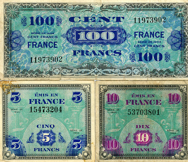 istock WW II French currency 137438966