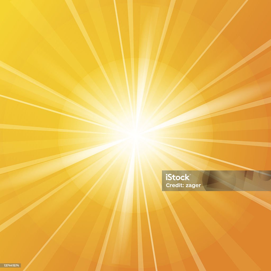 Sunshine vector background Sunshine vector background full of orange and yellow colors. EPS version 10 with transparency. Backgrounds stock vector